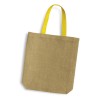 Yellow Coloured Handle Jute Totes